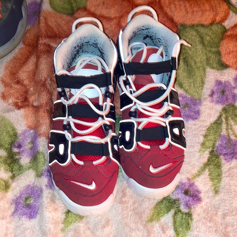 Red sneakers